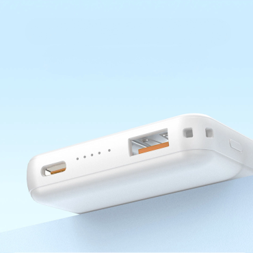 PowerBank K14S + 10000mAh ar 20W USB-A / USB-C / Magsafe - balts