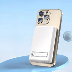 PowerBank K14S + 10000mAh ar 20W USB-A / USB-C / Magsafe - balts