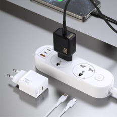 PD20W GAN usb-c carregador de rede - branco