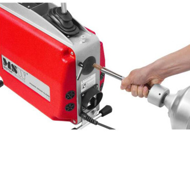 Električni stroj za stroje za cevi Sre. 20 - 150 mm MSW Power Drain Clean 2.3E + dodatki