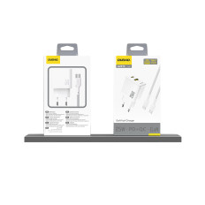 Rask USB-en USB-C - hvit nettverkslader