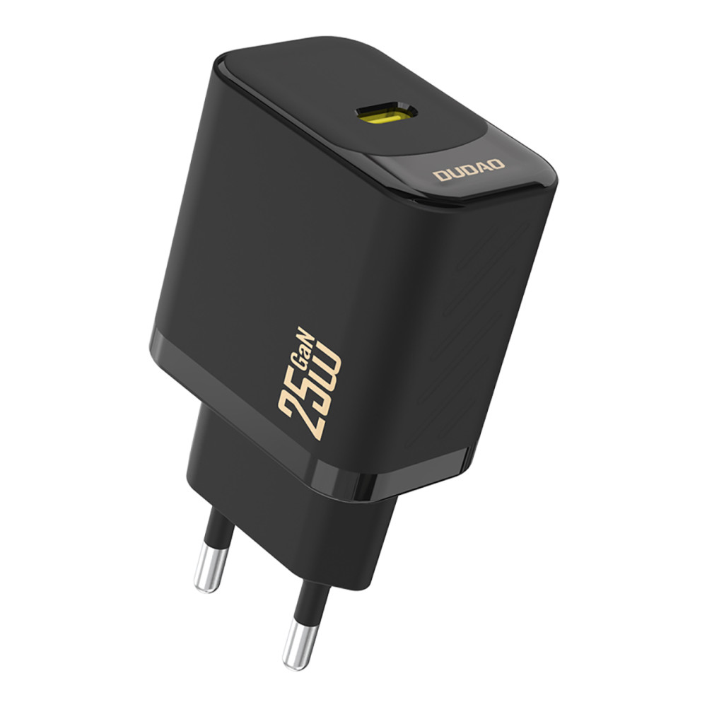 Sieťový nakladač 25W USB-C Gan - čierna
