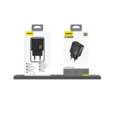 Sieťový nakladač 25W USB-C Gan - čierna