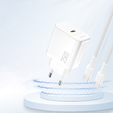 Omrežni nakladalec 25W GAN USB-C-WHIL