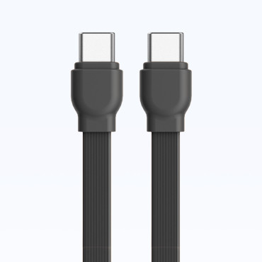PowerBank K22 + 10000mAh ar 22,5W USB-C kabeļu kulonu - pelēks