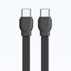 PowerBank K22 + 10000mAh ar 22,5W USB-C kabeļu kulonu - pelēks