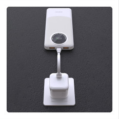 PowerBank K12PRO 20000MAH 22.5W PD USB-A USB-C - balts