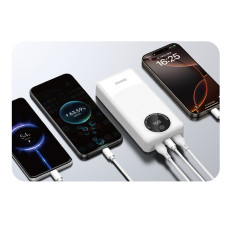 POWERBANK K12PRO 20000MAH 22.5W PD USB-A USB-C - White