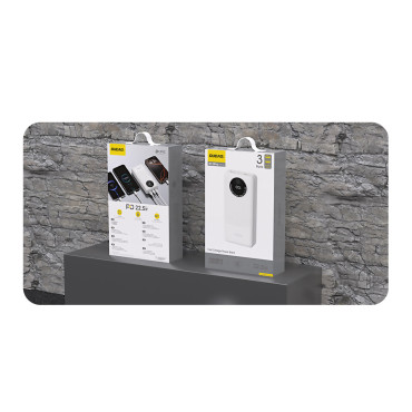 Powerbank K12Pro 20000mAh 22.5W PD USB-A USB-C - Bianco