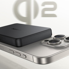 Powerbank Airpow II 10000MAH QI2 MAGSAFE 22.5W USB-C 20V 3A 30cm-es kábel - fekete