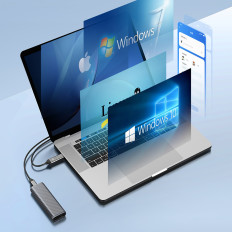 Mājokļu kabata AM2C3-G2 M2M2 NVME USB-C - Gray