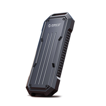Förstärkt taktisk diskficka Oxs2C3-G2 M.2 NVME / SATA SSD USB-C - Grå