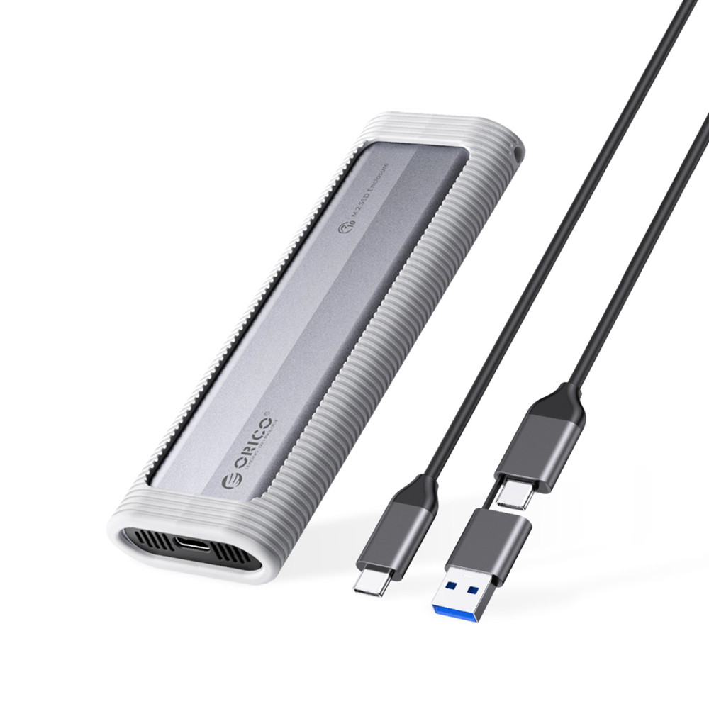 Puzdro na vreckové pre AXM2-G2 M.2 NVME USB-C 10 GB / S - šedá