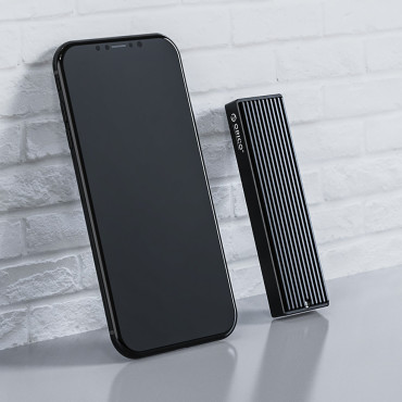 Fickhus för M2PV-C3 M.2 NVME USB-C 10GB / S - Svart