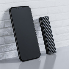 Fickhus för M2PV-C3 M.2 NVME USB-C 10GB / S - Svart