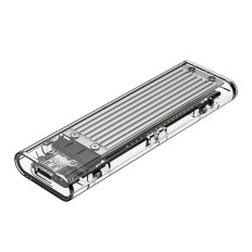 Puzdro na Pocket pre TCM2-C3 M.2 NVME na USB-C 10 GB / S - šedo-transparentné