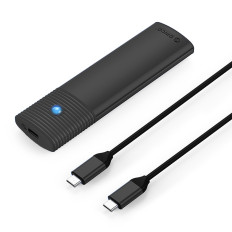 Habitação de bolso no disco PWM2-G2 M.2 NVME USB-C 10GB / S - Preto