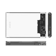 Bolso de habitação para disco 2139C3 2.5 '' HDD / SSD USB-C 5GB / S - Transparente