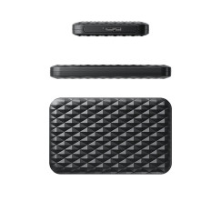 Pocket Housing til Disk 2520U3-V1 2.5 '' HDD / SSD USB Micro-B 5GB / S - Sort