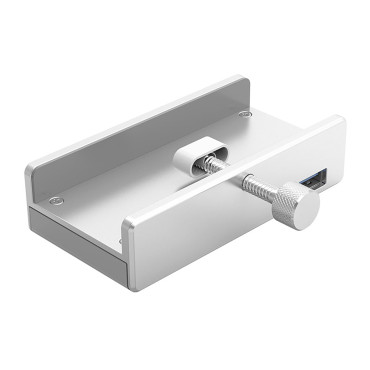 Hub MH4PU Distributør for klemme for Desk Monitor 4x USB-A - Sølv