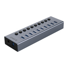 HUB BT2U3-10AB with 10x USB-A switches - Gray