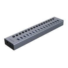 Hub BT2U3-16AB con 16x switch USB-A - Grigio