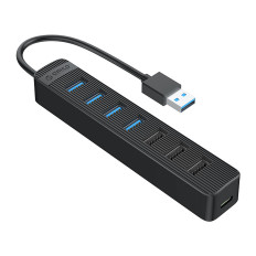 Navfördelare TWU32-4A USB-A - USB-A USB-C 5V / 3A - Svart