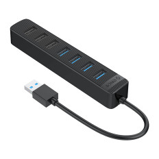 Navfördelare TWU32-4A USB-A - USB-A USB-C 5V / 3A - Svart