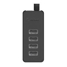 Διανομέας HUB W5P-U2-100 4X USB-A MicroUSB 5V 1M - Μαύρο