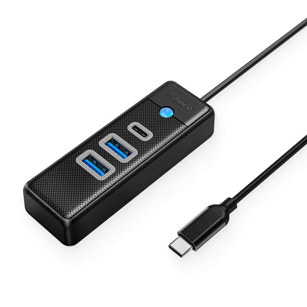 HUB PWC2U-C3 DISTRIBUTIER USB-C - USB-A USB-C - BLACK