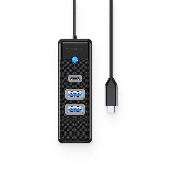 Hub PWC2U-C3 Distributør USB-C - USB-A USB-C - Svart