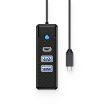 Hub PWC2U-C3 Distributør USB-C - USB-A USB-C - Svart