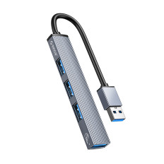 HUB AH-A13 Dokovací stanice USB-A Distributor - Šedá