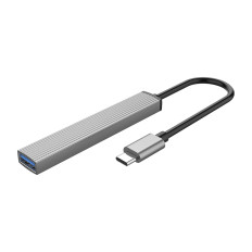 Hub AH-13 Docking Station USB-C Distributør for 4x USB-A - Grå