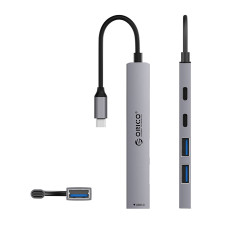 HUB YSB4-U2 Gare d'accueil USB-C sur USB-A USB-C - Grey