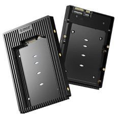 Adapter D2NS-6G Diskadapter M.2 NGFF till 3,5 '' - Svart