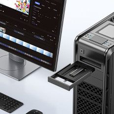 Adaptador de disco D2NS-6G M.2 NGFF a 3.5 '' - Negro