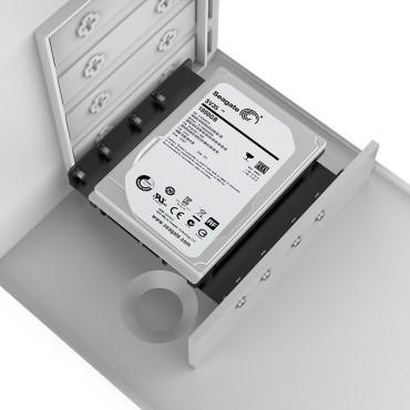 Slädar på HB-325-V1-diskreduktionen från 3,5 '' på 2,5 '' - Svart