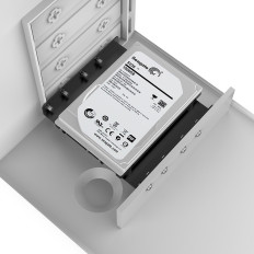Slädar på HB-325-V1-diskreduktionen från 3,5 '' på 2,5 '' - Svart
