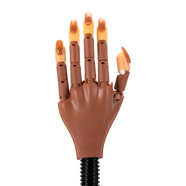 Mano da Allenamento Nail Art ACTIVESHOP con 100 Tips Sostituibili per Manicure — vista frontale