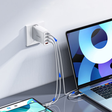 Kabel CDX 100W 5A Power Delivery USB-C 1M - Hvit