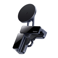 Suporte de carro magnético para o telefone montado em um display - cinza