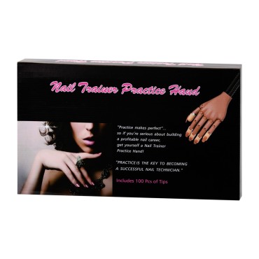 Nail Art Practice Hand Exercise Manicure Nails Tips 95 — packaging
