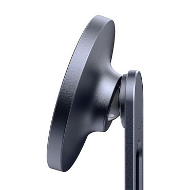 Magnetic car holder for the phone mounted on a display-gray