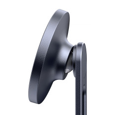 Magnetic car holder for the phone mounted on a display-gray