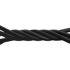 3in1 καλώδιο φλας καλωδίου 3100W USB-C - 2x USB-C iPhone Lightning 1.5m - μαύρο