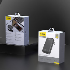 Φορτωτής δικτύου Ultra-Gan 65W USB-A USB-C PD EU / US - Μαύρο