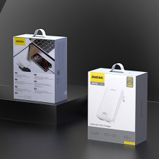 Traveller Loader Ultrathienka GAN 65W USB-A USB-C PD EU / US - Bela