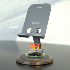Fique de pé para 360 graus de metal - cinza