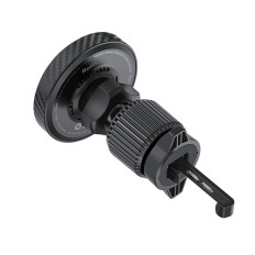 Držiak auta s magnetickou nabíjačkou pre QI2 Telefón 15W pre flip grily - čierna